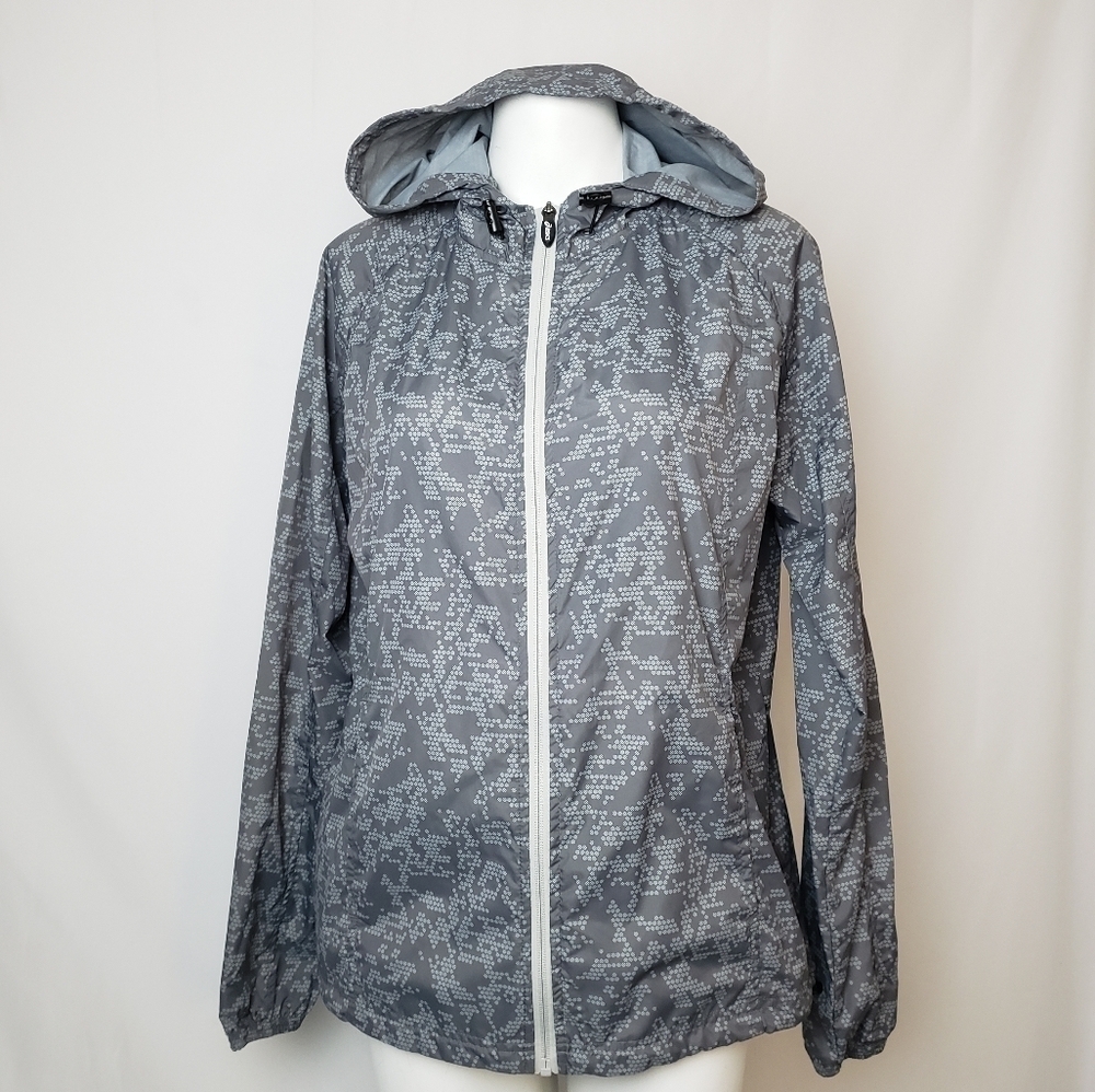 Asics packable jacket hooded Water And Wind Resistant Jacket